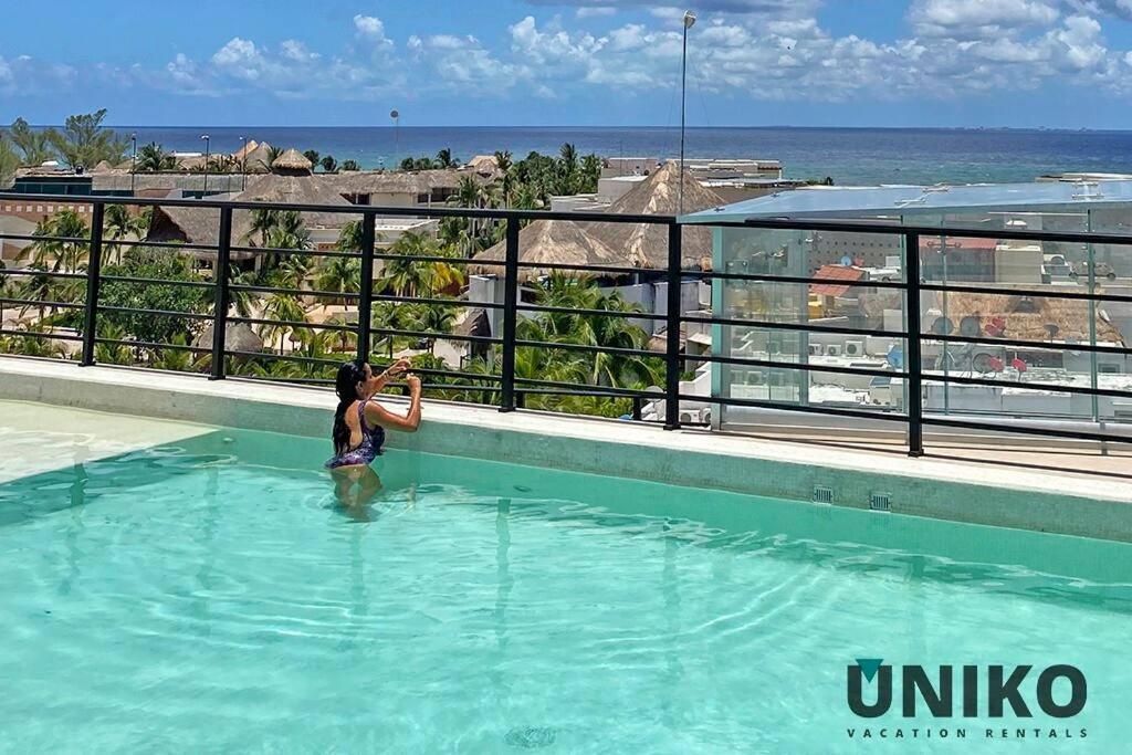 1 Block To The Beach 2Br 6Pax Rooftop Pool King Bed Playa del Carmen Exteriér fotografie