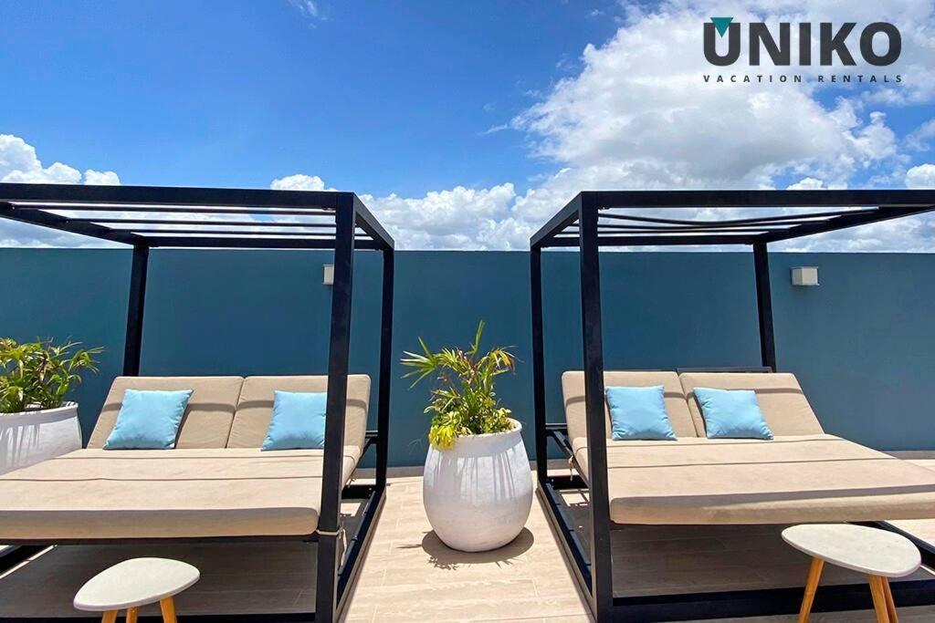 1 Block To The Beach 2Br 6Pax Rooftop Pool King Bed Playa del Carmen Exteriér fotografie