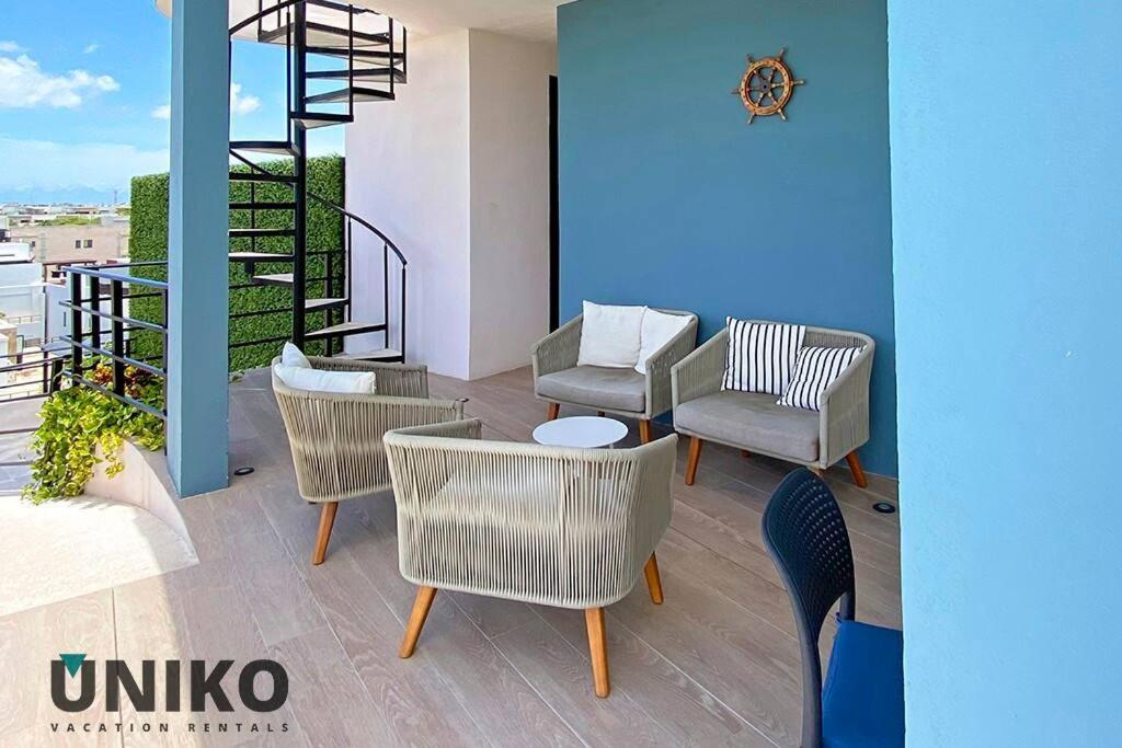 1 Block To The Beach 2Br 6Pax Rooftop Pool King Bed Playa del Carmen Exteriér fotografie
